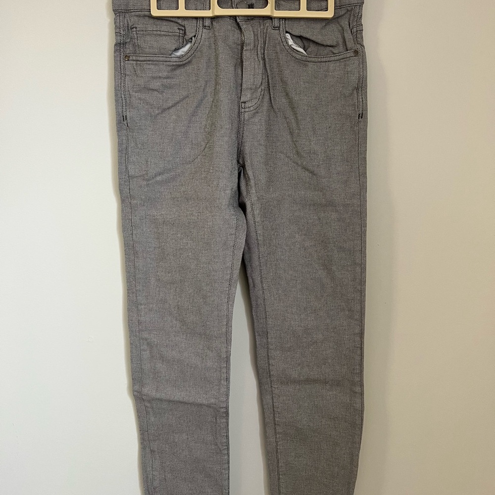 Zara Men's Skinny Jeans in Khaki/Gray